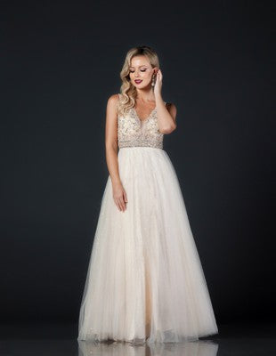 Beaded Tank Full Skirt
