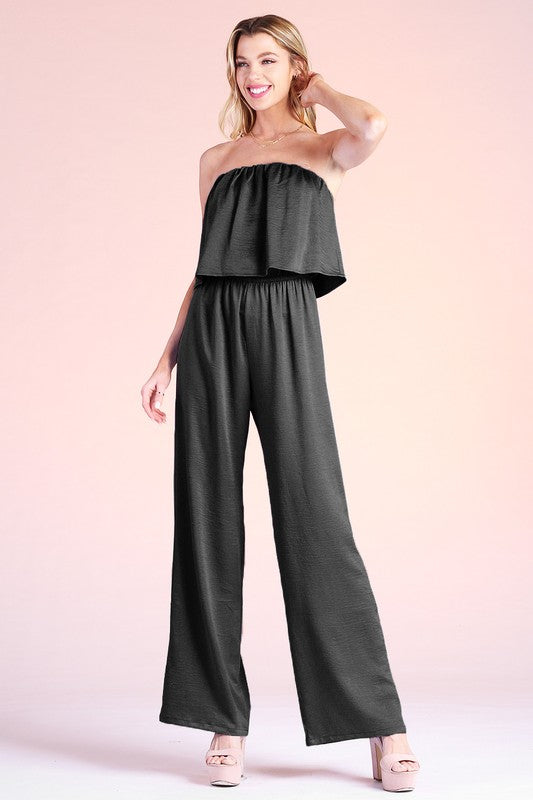 Satin Crepe Romper